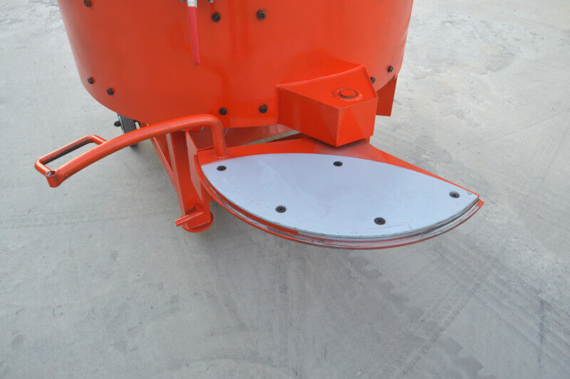 Manual discharge door details