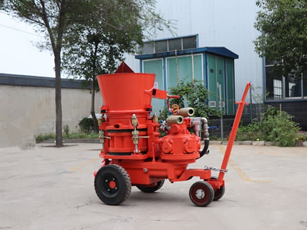 5m3h  full pneumatic refractory gunning machine