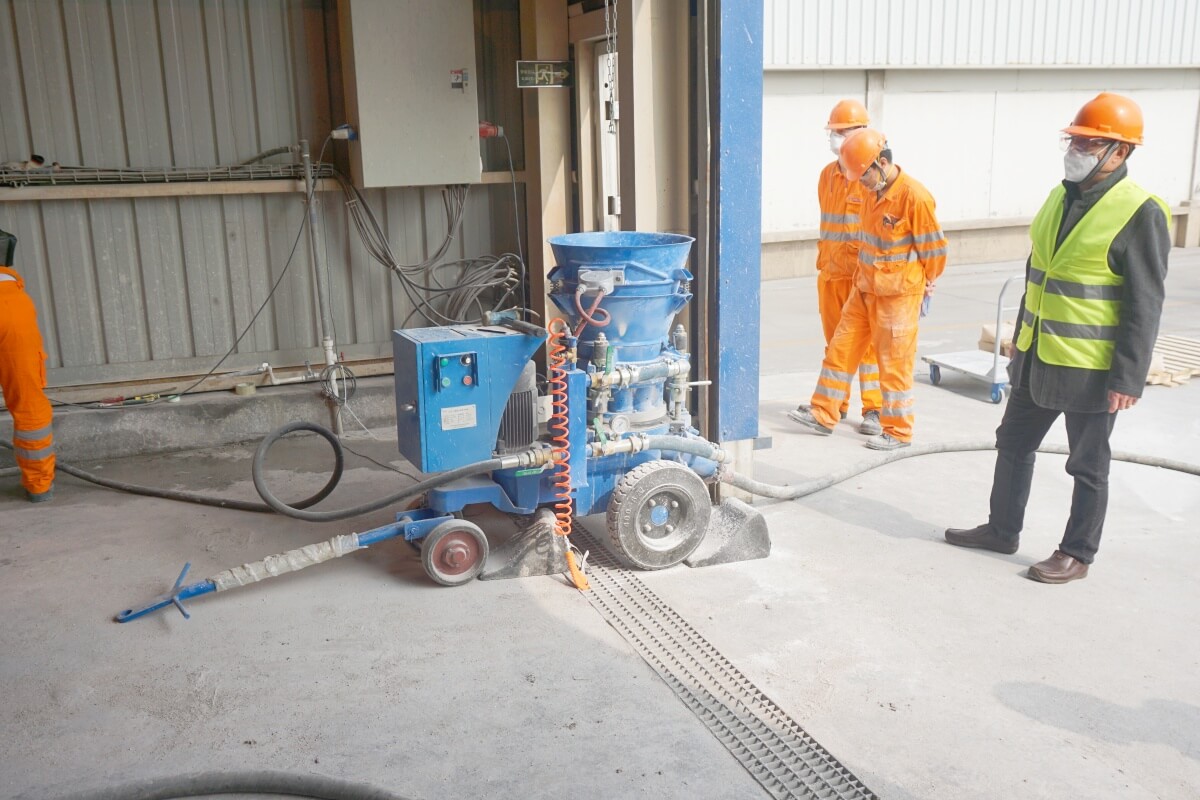 refractory gunning machine manufacturer