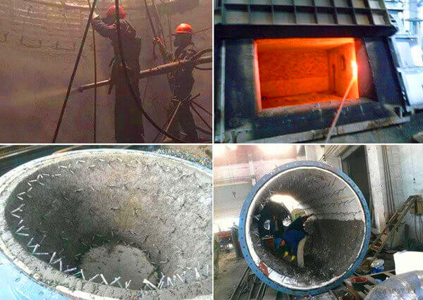 refractory Shotcrete Machine for furnaces repair