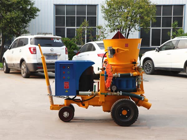 5m3h electric motor gunning refractory machine