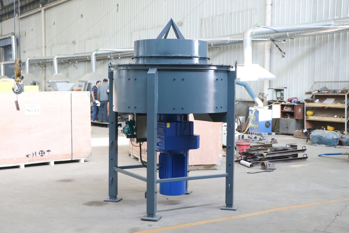 1000kg mixing capacity refractory pan mixer