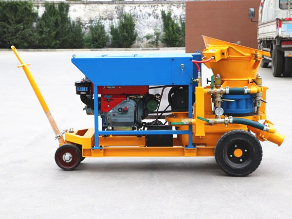 diesel engine dry mix shotcrete machine