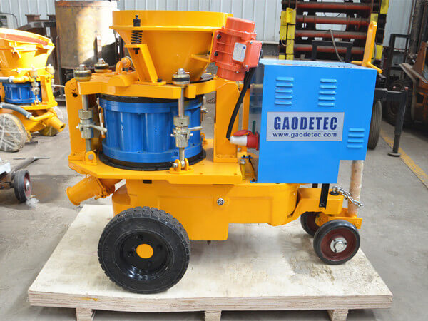 electric motor concrete spraying machine