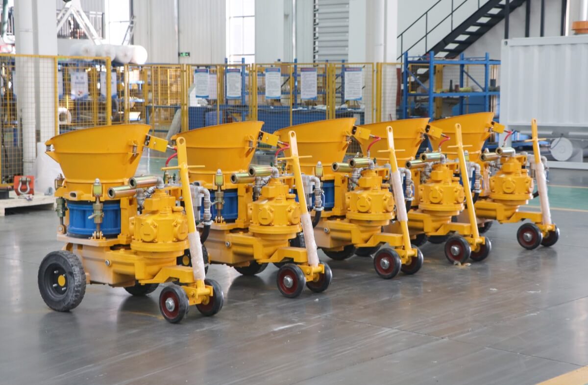 pneumatic motor gunning machine