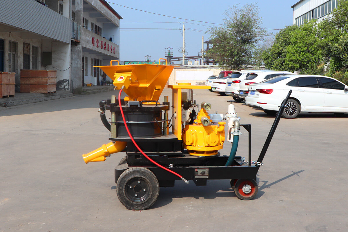 pneumatic motor concrete spraying machine aliva