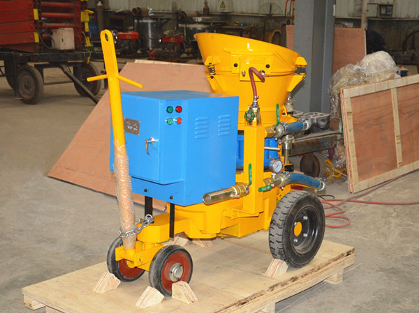 electric dry mix shotcrete machine