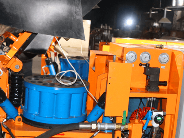Hydraulic lift the rotor