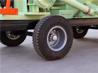  Hydroseeding machine with trailer trie