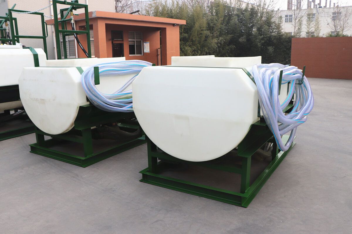 small capacity hydroseeder with poly tank