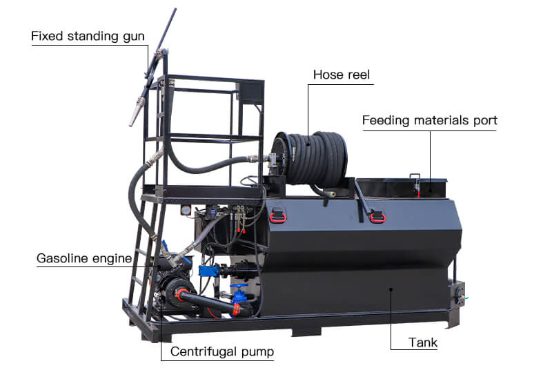 500 gallon grass seeding hydroseeder