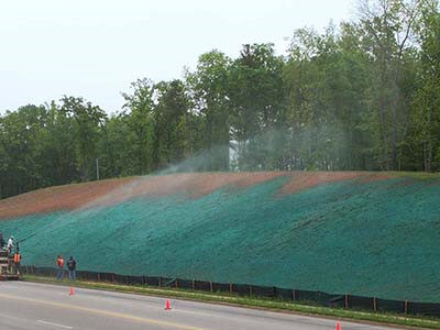 hydroseeding equipment for road greening