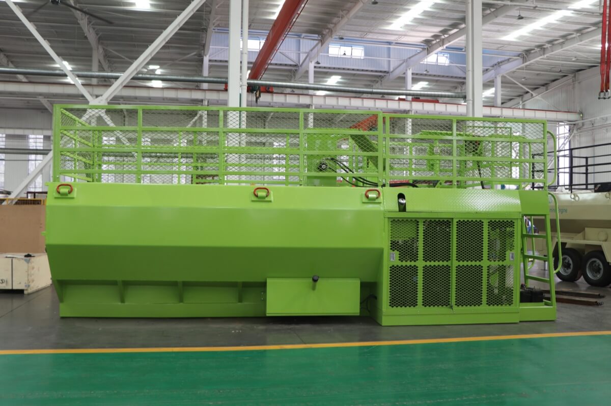 Hydroseeding machine for erosion control
