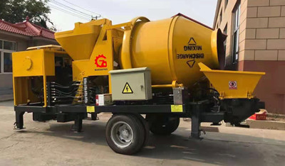 trailer diesel concrete pump