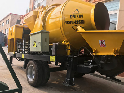 positive and negative pumps of trailer diesel concrete pump