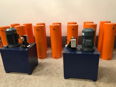 150 tons synchronous lifting hydraulic jack