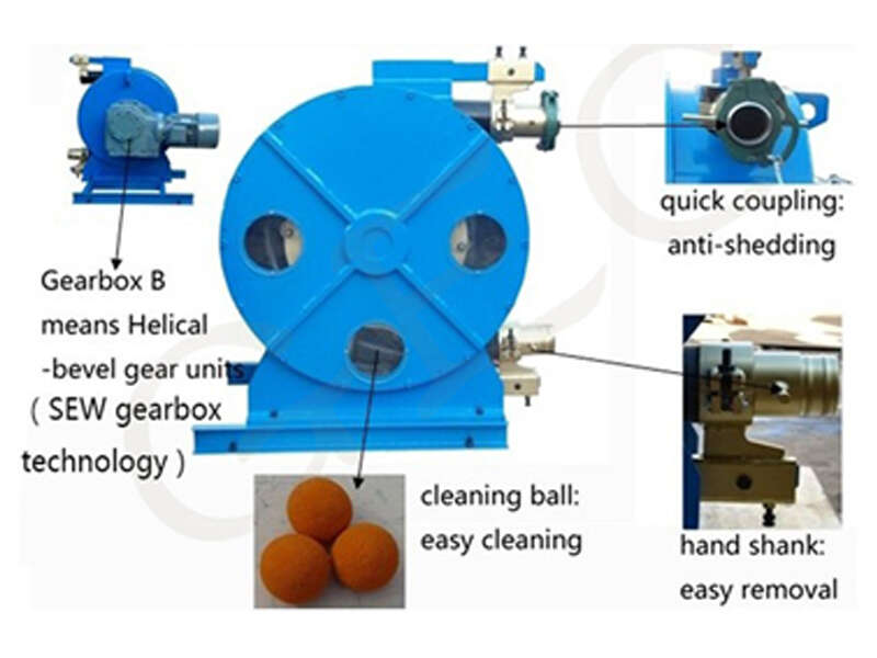 foam concrete pump for pumping foam concrete