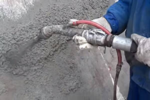 application of mortar plaster machine