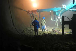 Shotcrete Sprayer System in Tunnel