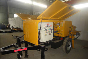 trailer concrete pump