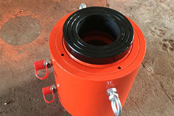 double acting hydraulic plunger hollow lifting cylinder
