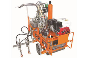  application of road marking machine