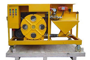 cement mortar pump application in dams