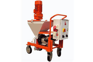 mortar plastering spray machine