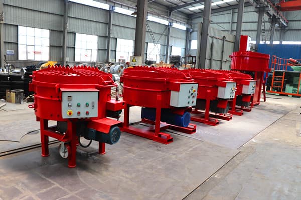 refractory pan mixer for steel plant