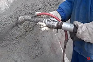 application of mortar pump
