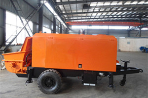  concrete mixer trailer pump