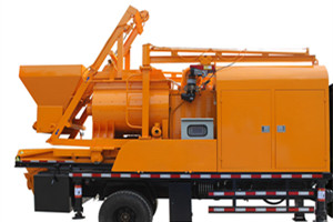 Application Of Concrete mixer trailer pump