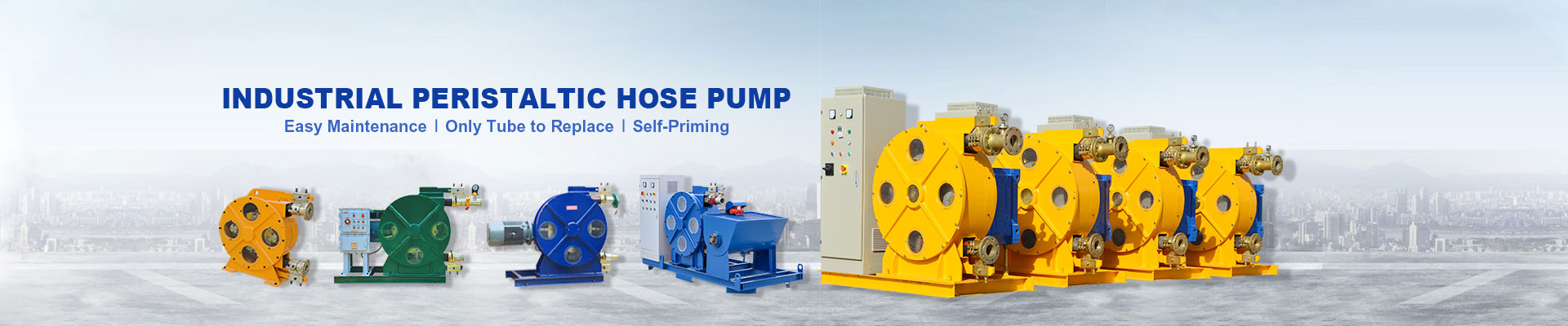 Industrial peristaltic pump squeeze hose pump 