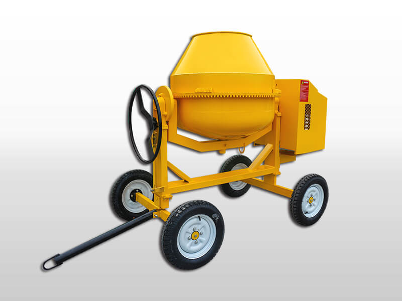 diesel power concrete mixer