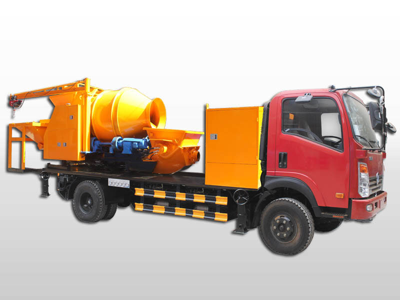 concrete pump mixer