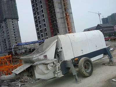 Electric concrete pump