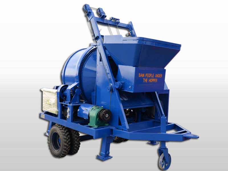 concrete pump with mixer 