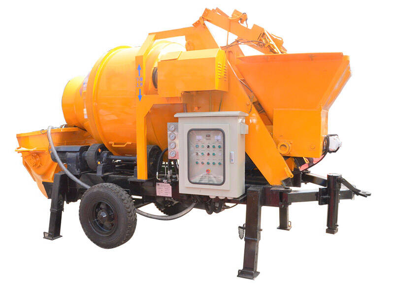 portable concrete mixer