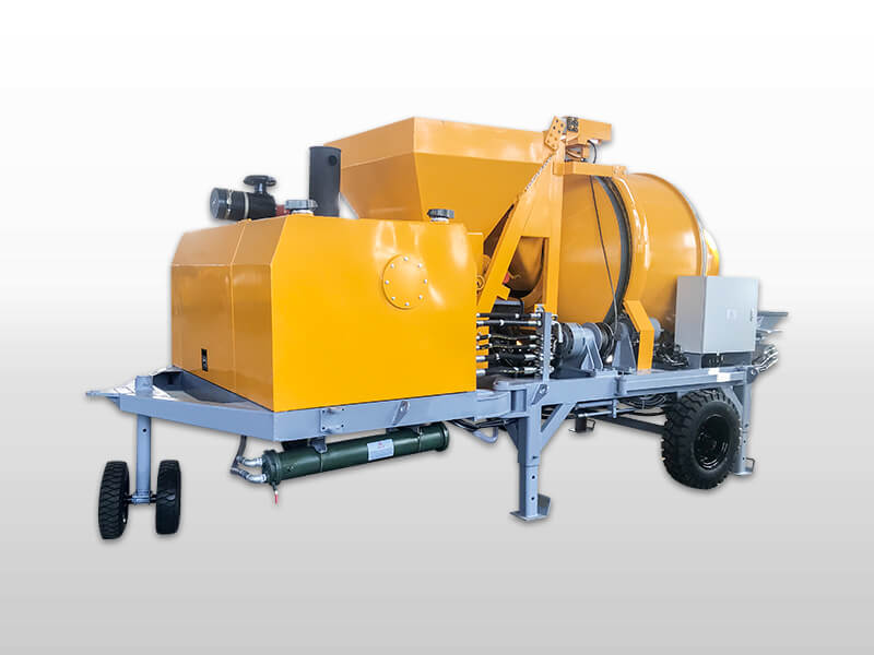 small concrete mixer pump