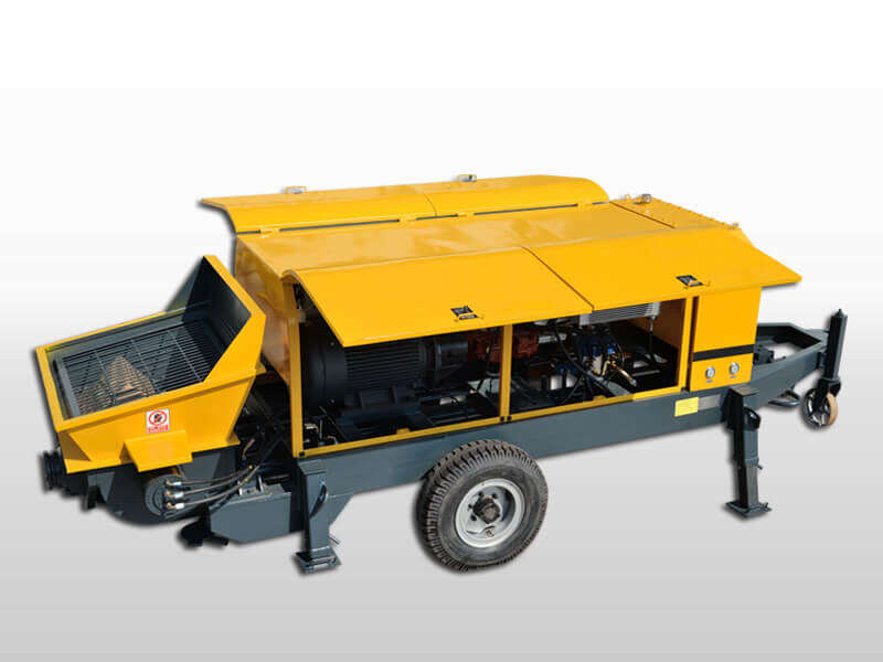 electric concrete trailer pump