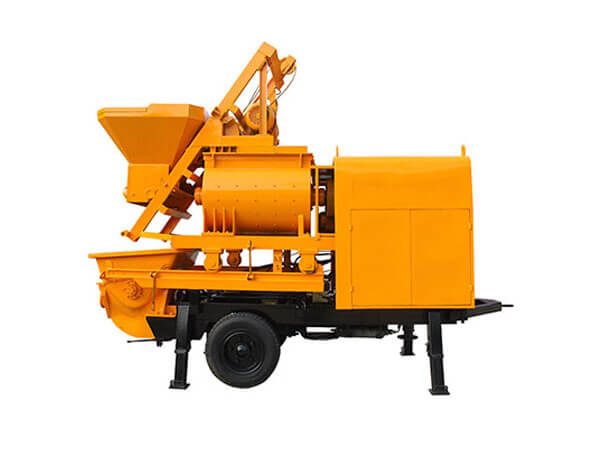 small concrete pump