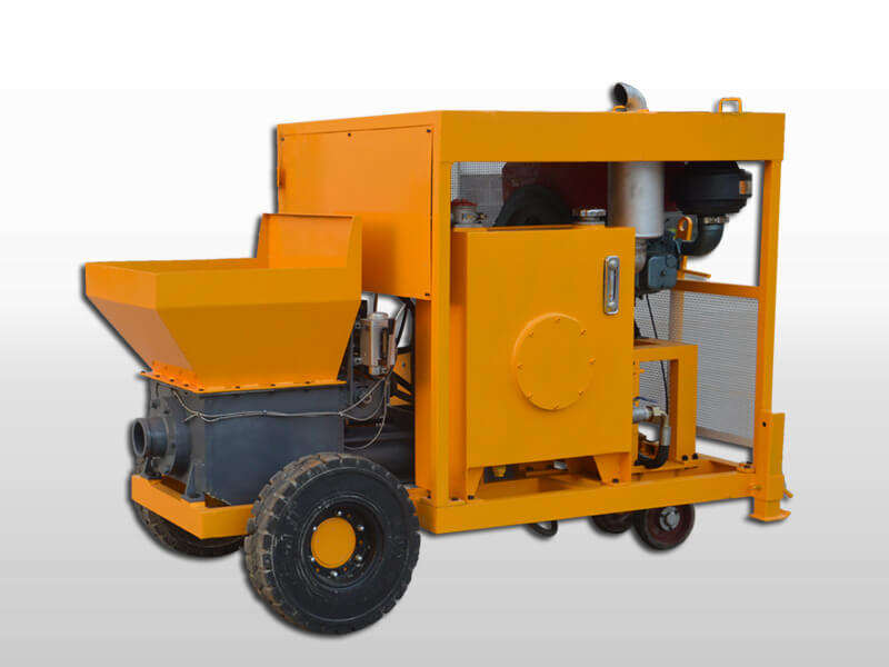 small concrete pump