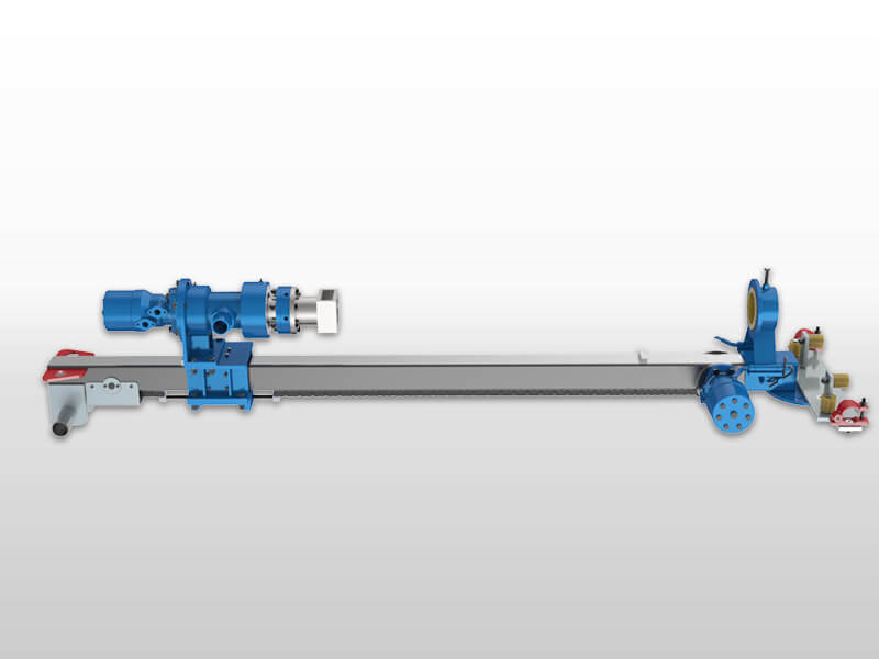 chain feeds drilling machine