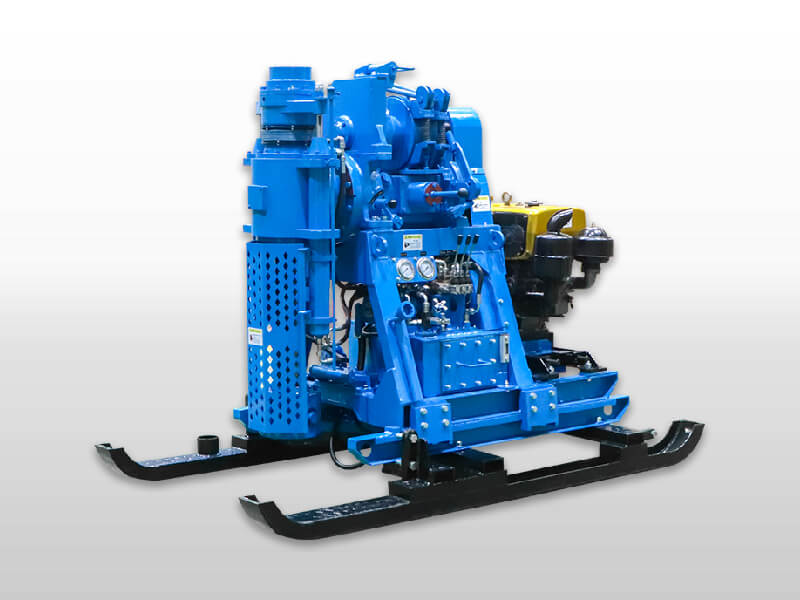 Core sampling drill rig 