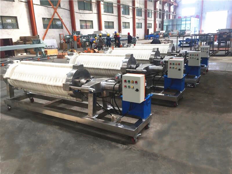 ceramic clay round filter press