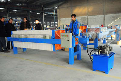 hydraulic filter press