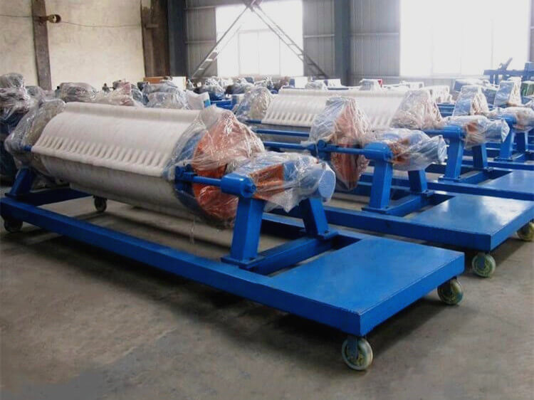 round plates filter press for ceramic clay
