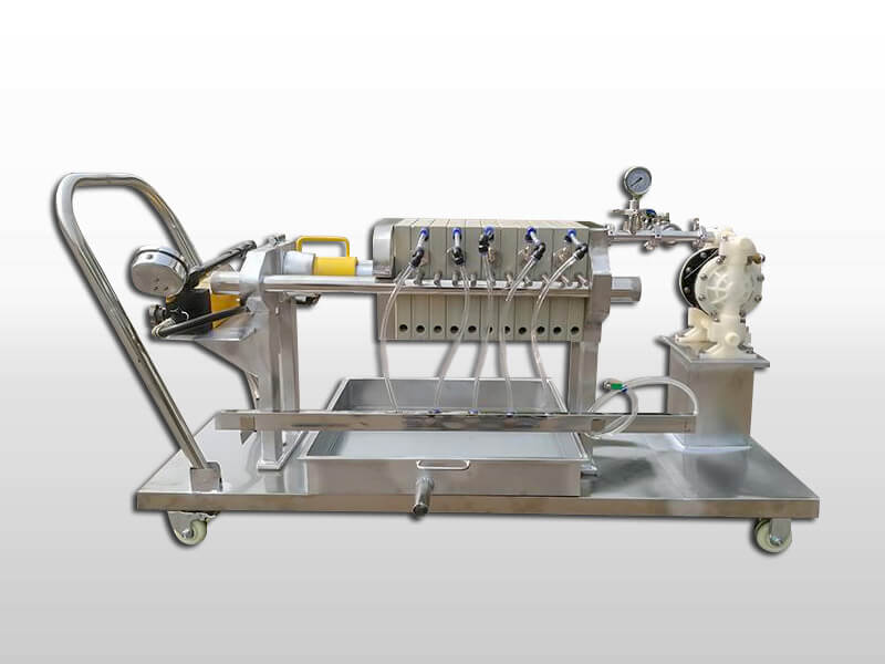 small type membrane filter press