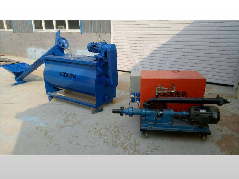 foam concrete machine for roof constructio