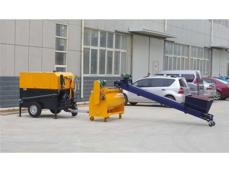 foam concrete mixer and pump